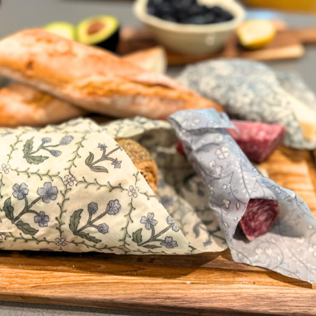 Beeswax Food Wraps 3 Pack (S, M, L)