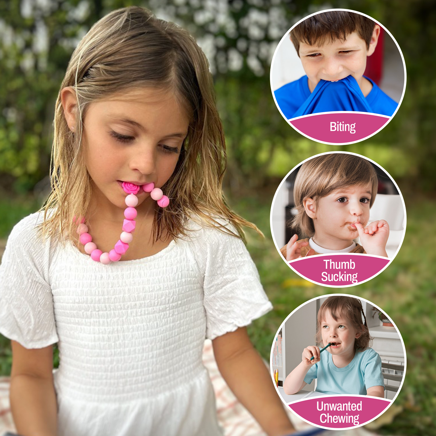 Chew Sensory Necklaces - (2 Pack)