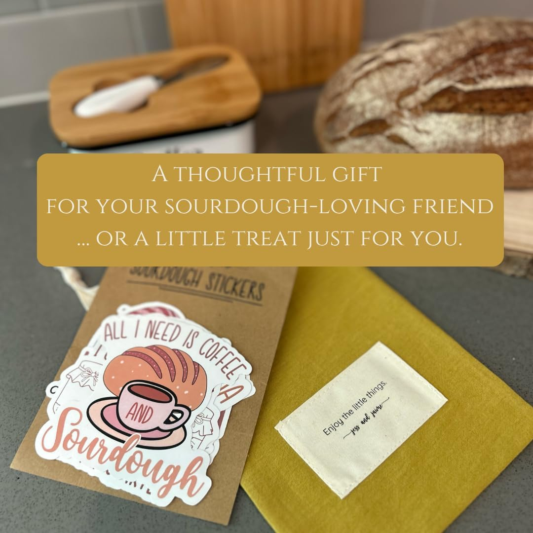 Sourdough Meme Stickers for Bakers – 8-Pack Waterproof Viny
